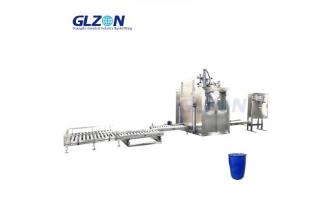 Auto Inline Daily Chemical Products Emulsion Filling Machine for 200L Drum